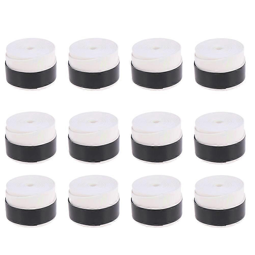 Grip For Tennis Racket Sweat Absorption PU Material Players Who Sweat Easily 110X2.5CM 12Pcs