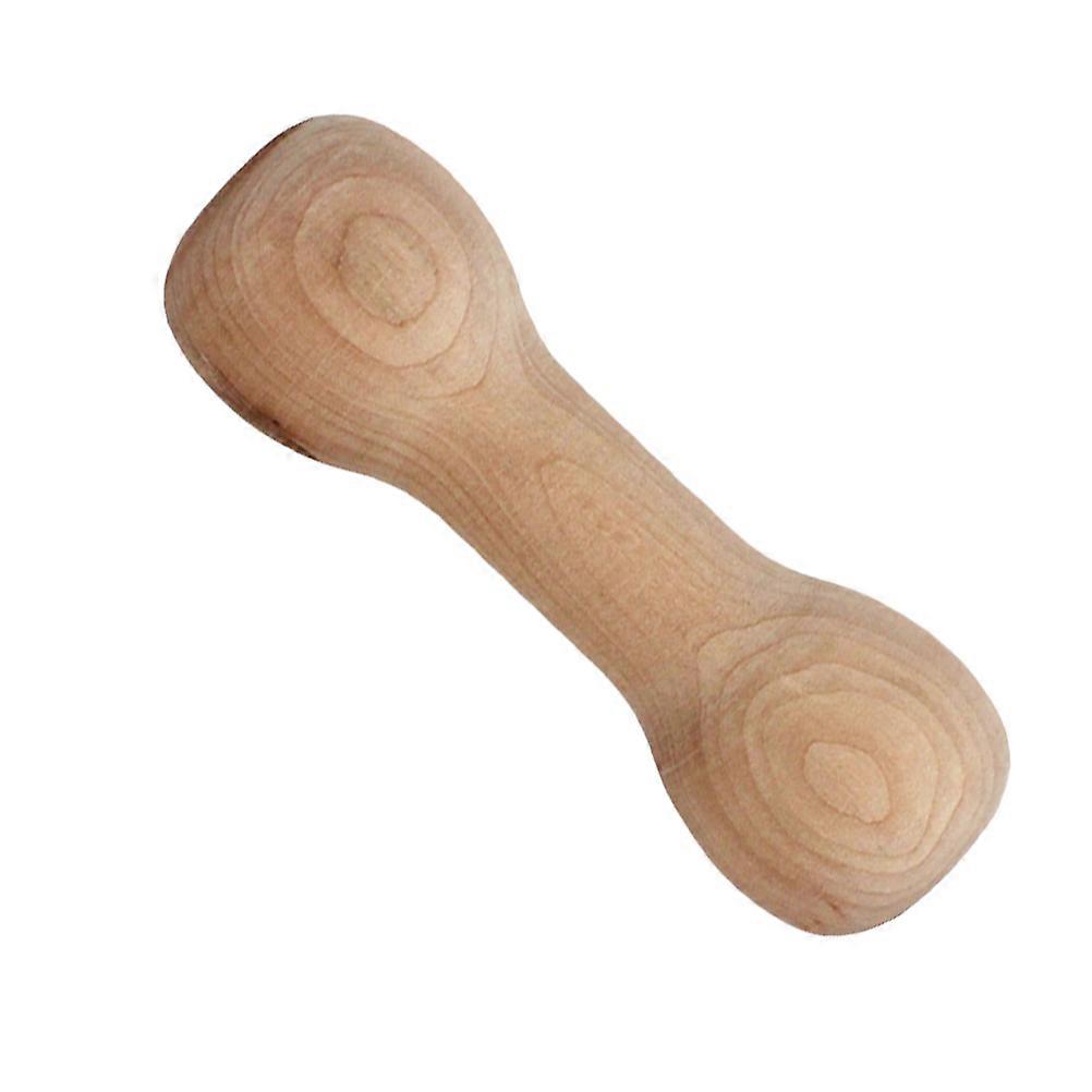 Beige Dog Biting Toy Shaped Like a Bone for Pet Use Safe Durable Portable