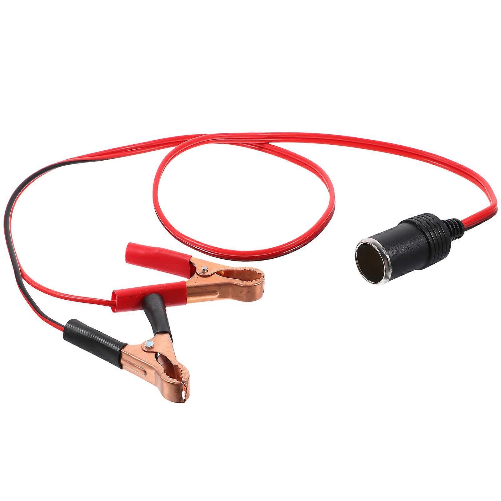 Power Adapter Cable Jumping Cables Cars Iron Copper Plated Drivers Air High Power Inverter Usage 1Pack