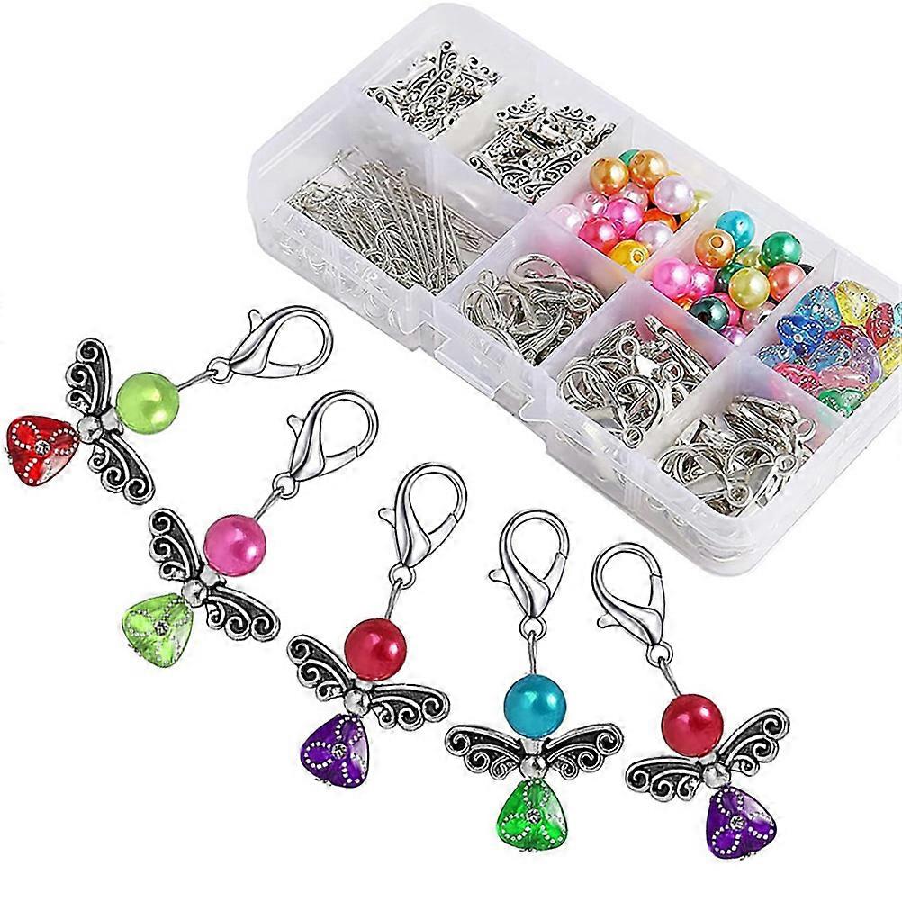Assorted Color 50Pcs Angel Key Rings Creative Decorative Key Chains Suitable For Any Occasion