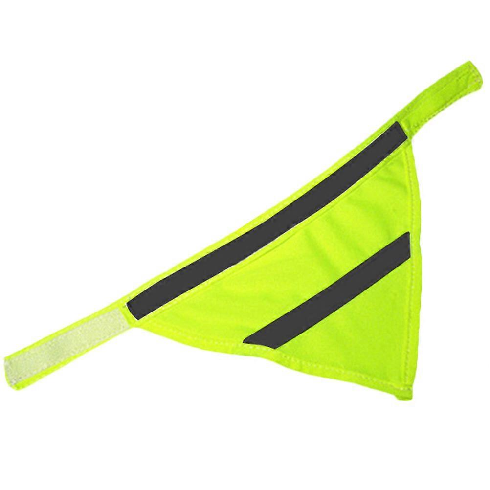Reflective Fluorescent Dog Bandana Bib for Safety – Breathable Quick Dry Pet Scarf Enhancing Night Visibility Outdoor Adventures Easy to Clean