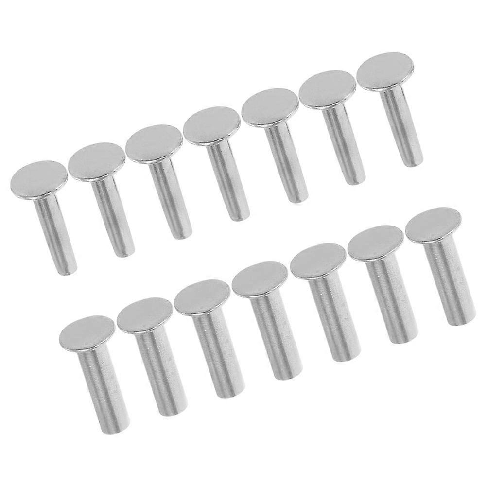 DIY Kitchen Handle Rivets Copper Fixing Rivets 14Pairs Silver Set