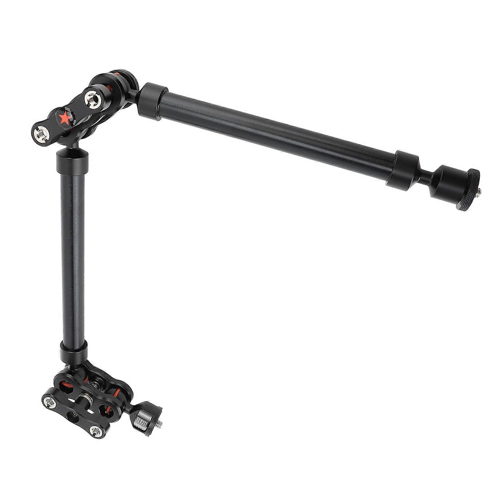 Camera Mount Adjustable Arm 530mm Double Sections Extension Metal Articulating Arm Stand