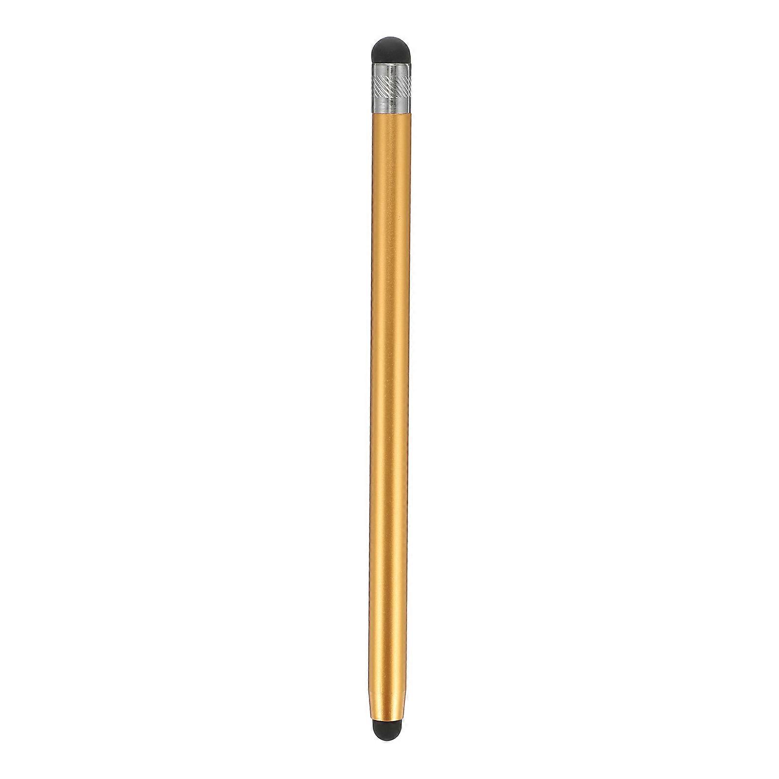 Multifunctional Capacitive Stylus Pen with Metal Tip for Touch Screens – Sensitive Writing Tool Compatible with Smartphones and Tablets in Gold