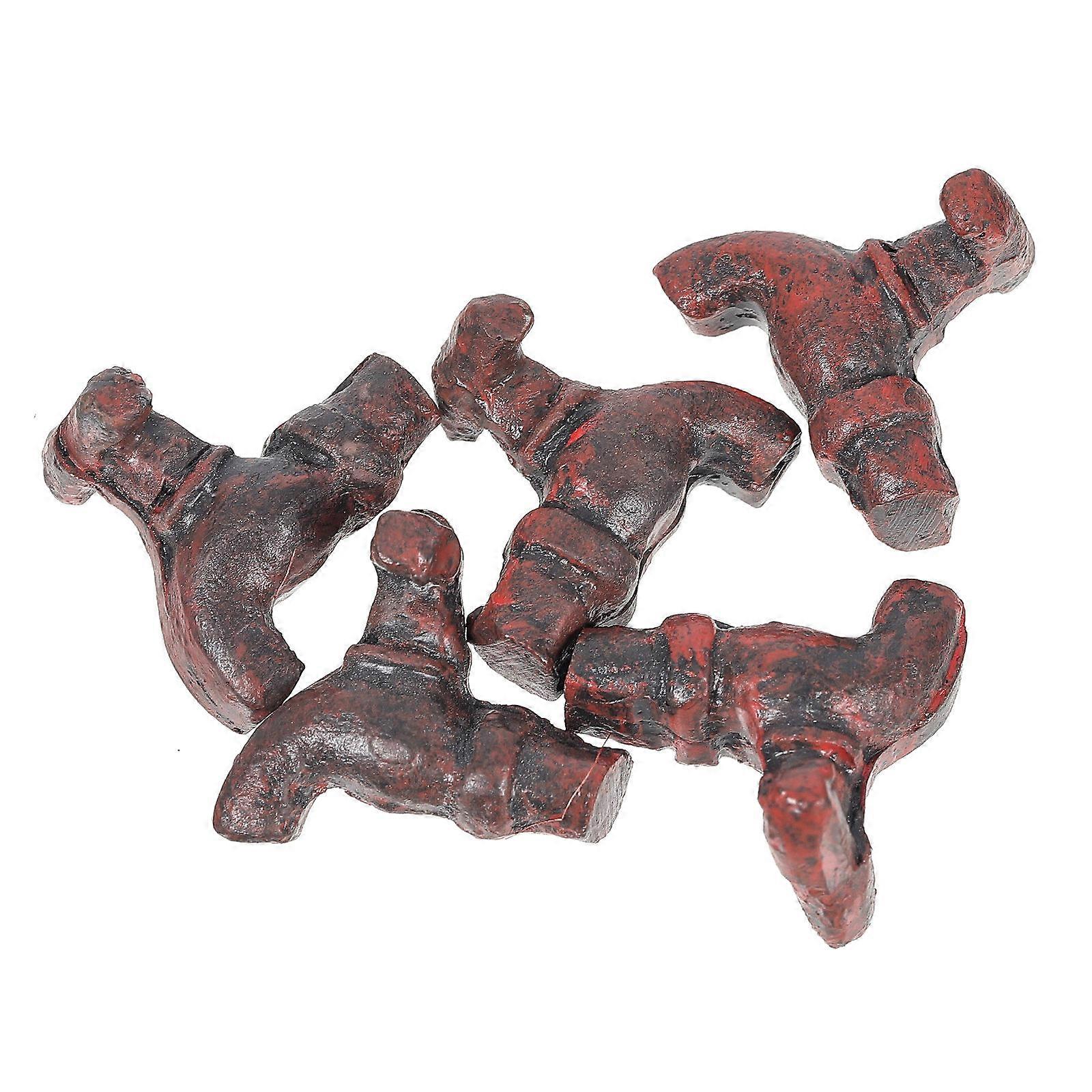 5Pcs Mini Faucet Models for Micro Landscape DIY Ornaments and Photography Props