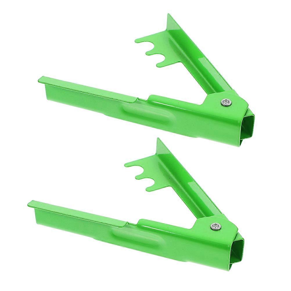 Flower Stem Cleaner Thorn Removal Tool for Garden Work Iron and Plastic 2Set