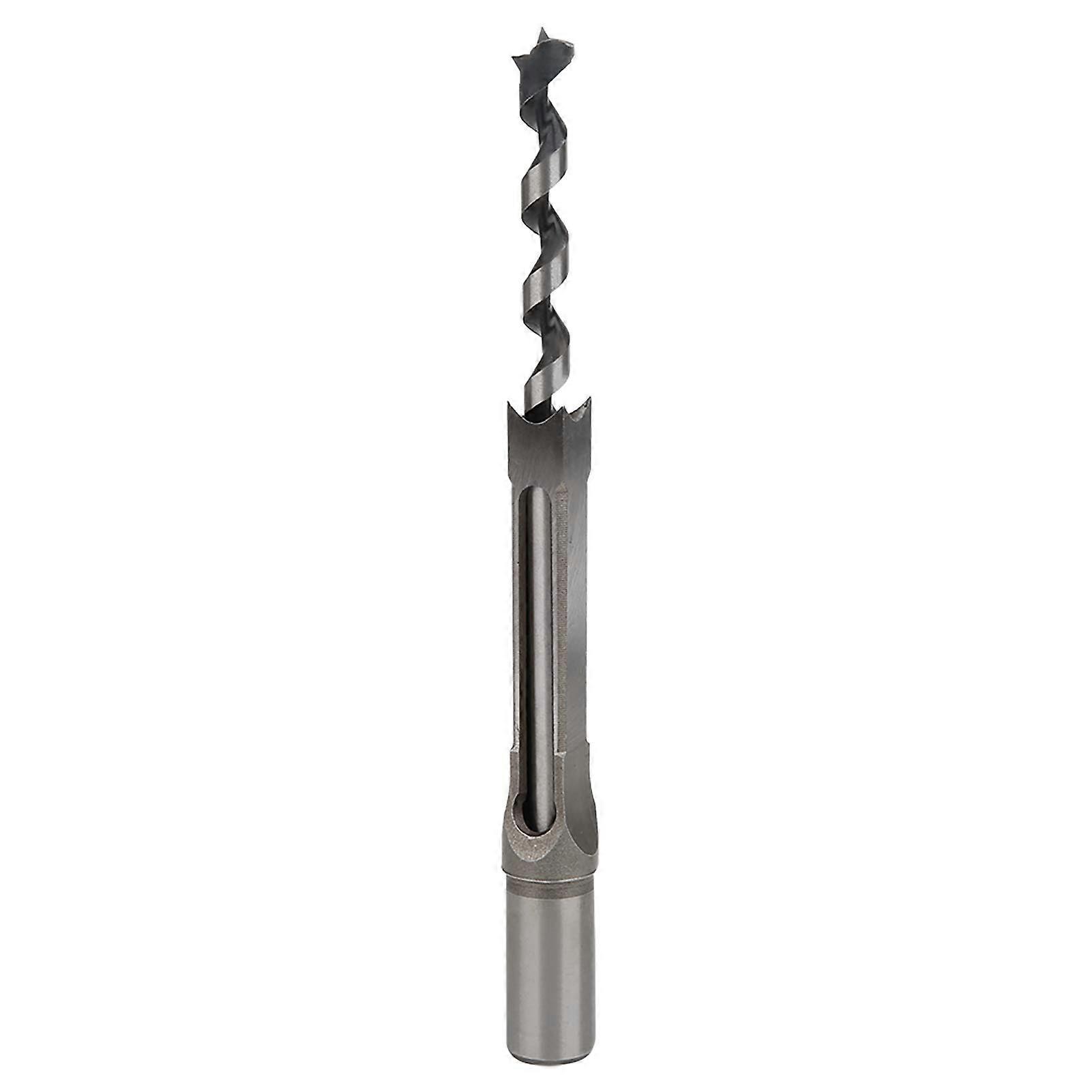 Efficient woodworking with speed 1/2 for necessarily reduced, ideal for the square hole machine, silver, total length 8.1.