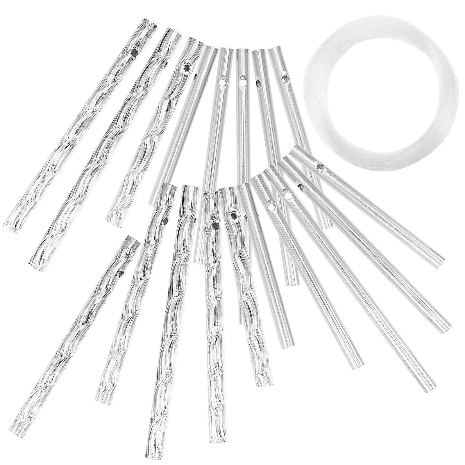 1 Set DIY Wind Chime Metal Tubes for Crafting   Smooth Textured Chime Parts for Decorative Use