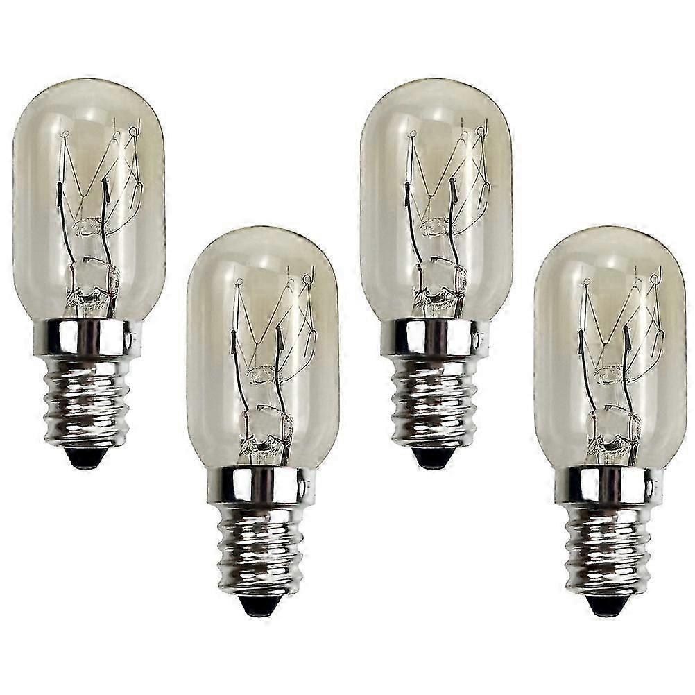 Appliance Light Bulb E12S Light Bulbs Machine Tool Lighting Energy Saving Glass 4Pcs