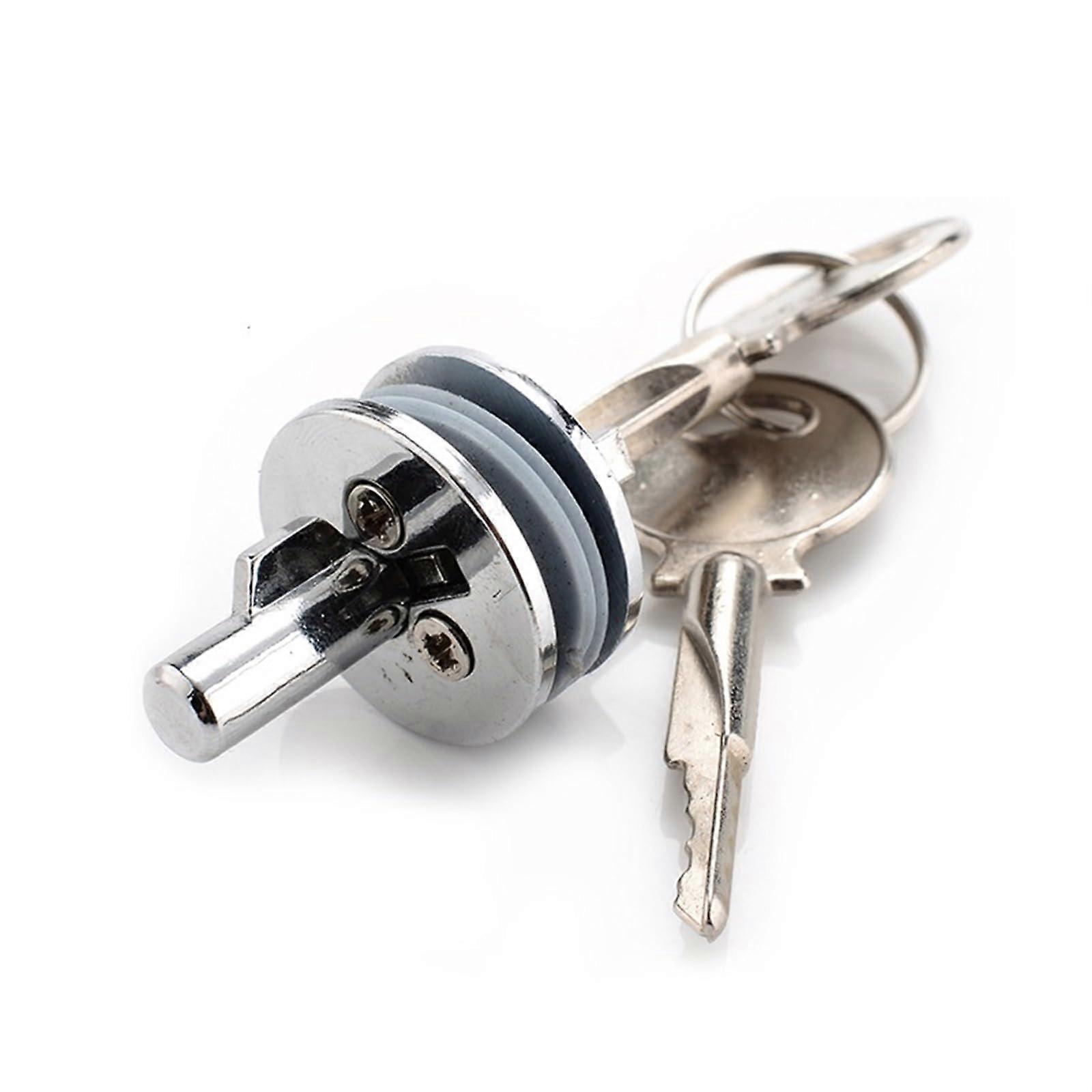 501 Glass Lock, Zinc Alloy, for Windows, Push Glass Doors, Cylinder Locks, Sliding Glass, Push Door Hardware, 1 Piece