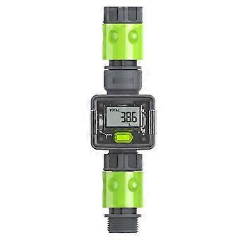 Digital Water Flow Meter IPX6 Outdoor Garden Hose Water Calculate Consumption