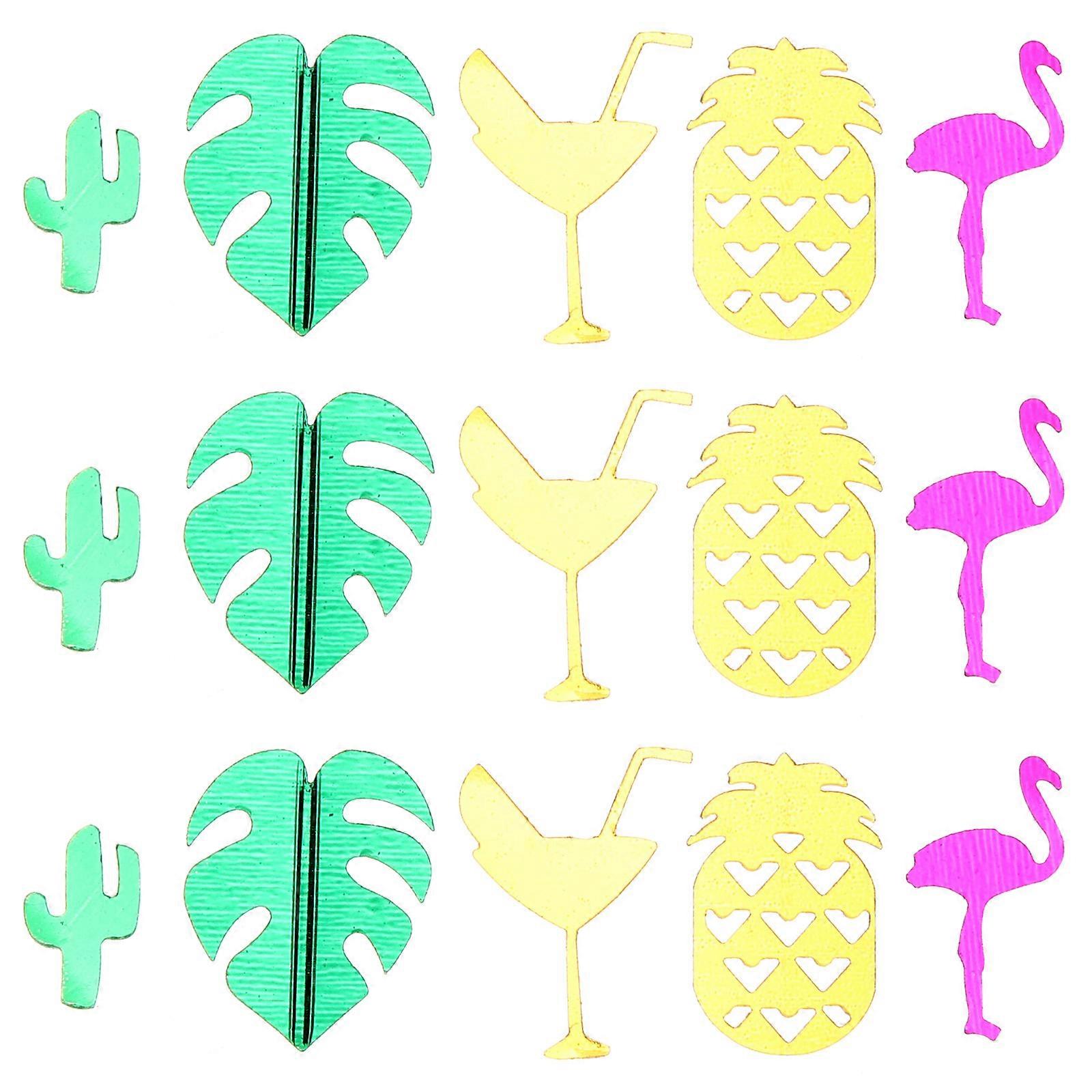 Summer Beach Party Confetti Table Decor 2 Sets Assorted Color High Grade Material Perfect for Birthday Baby Shower And Home Party