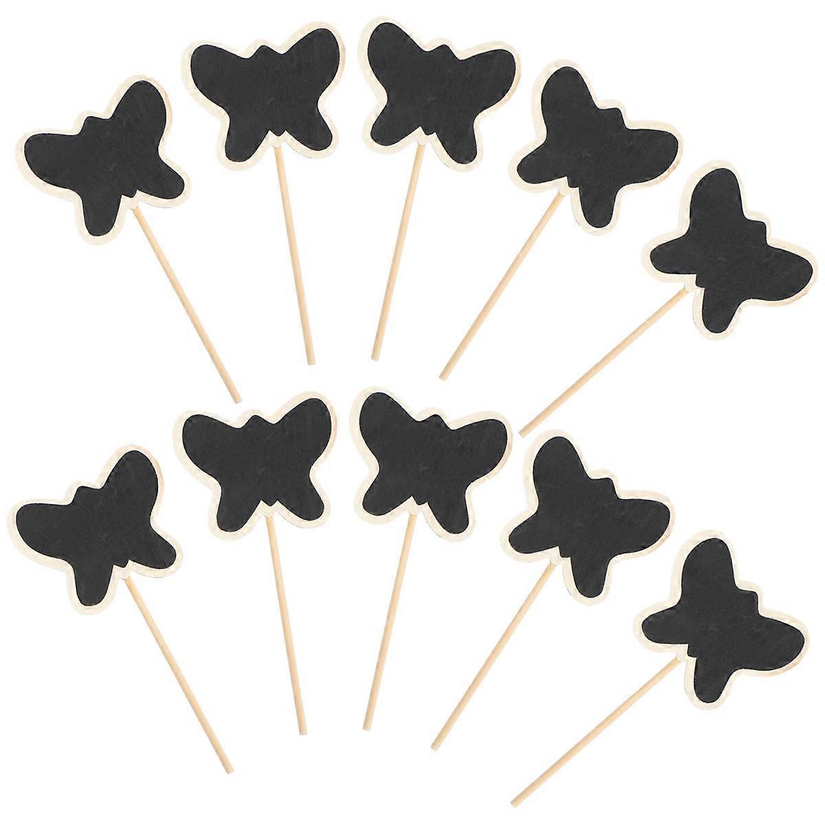 Assorted Color Mini Chalkboard Toppers for Garden Use 20pcs Wooden Flower and Plant Labels