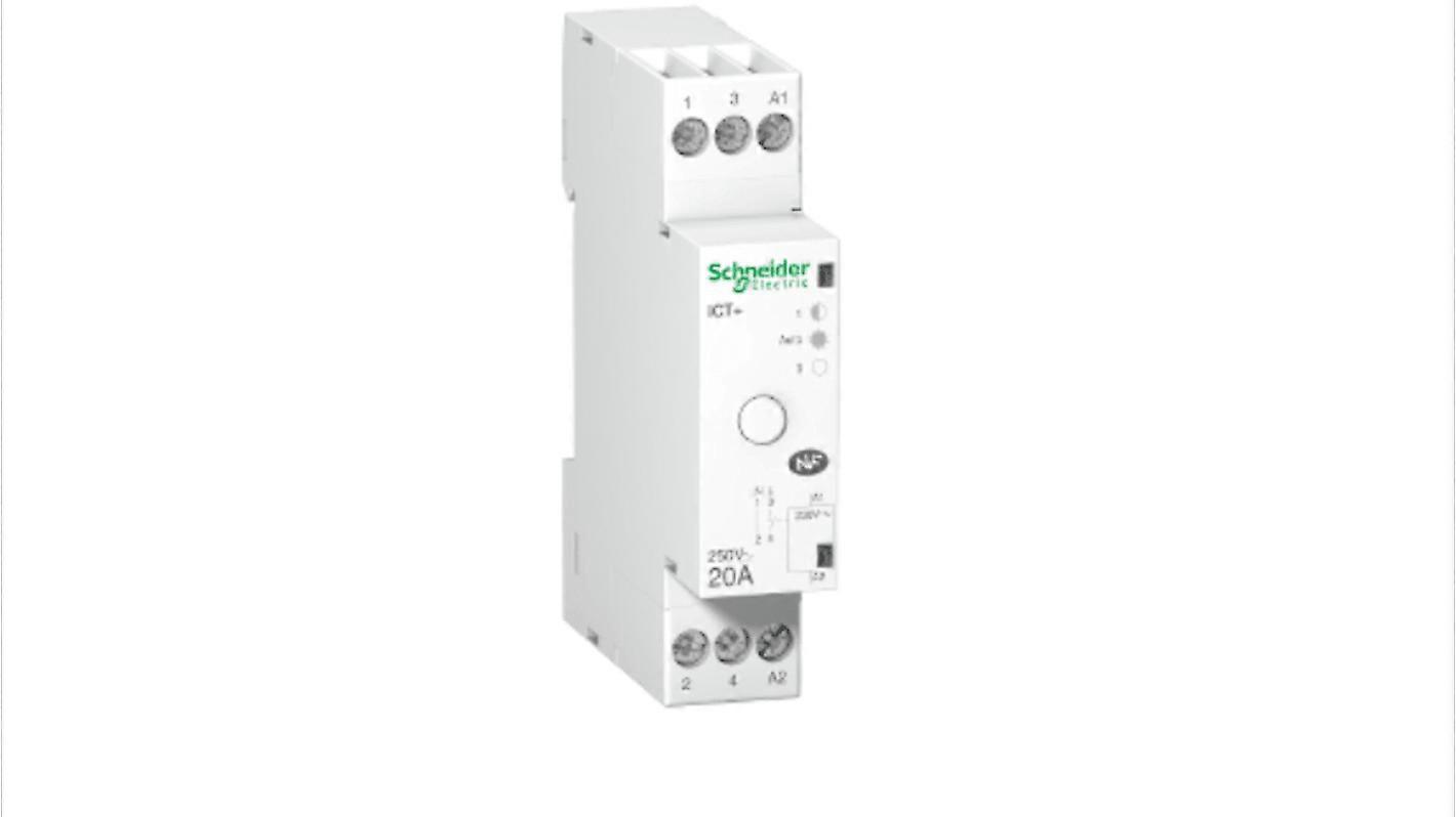Schneider Contactor 230v Coil 20a 1no Acti9 Ict A9c15031