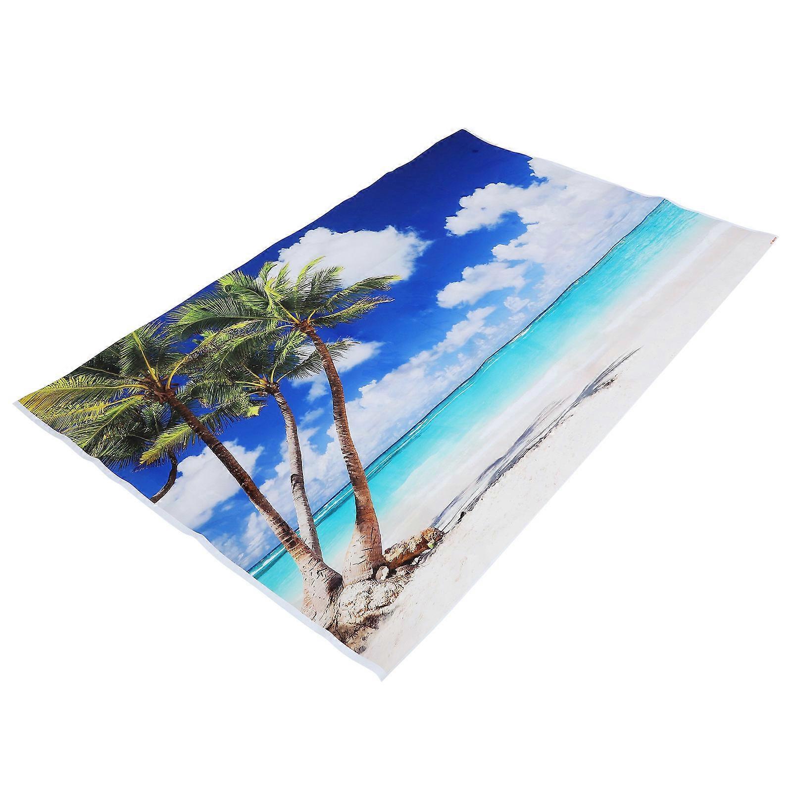 Tropical Beach Backdrop Photography Background For Valentine'S Day Wedding Graduations 155x100Cm Decorative 1Set