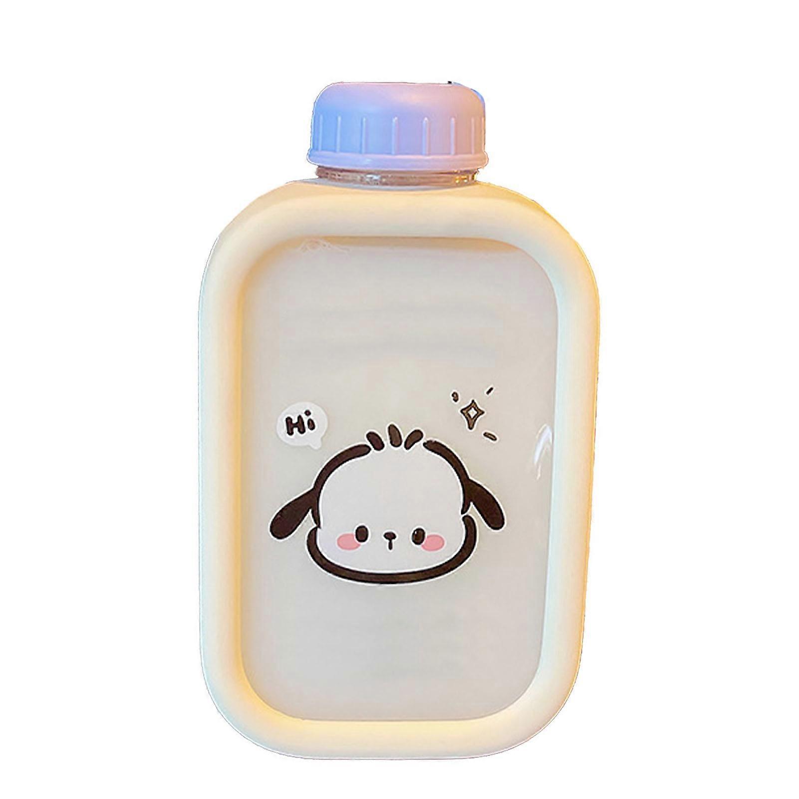 Leak-Proof Plastic Water Bottle with Shoulder Strap for Students