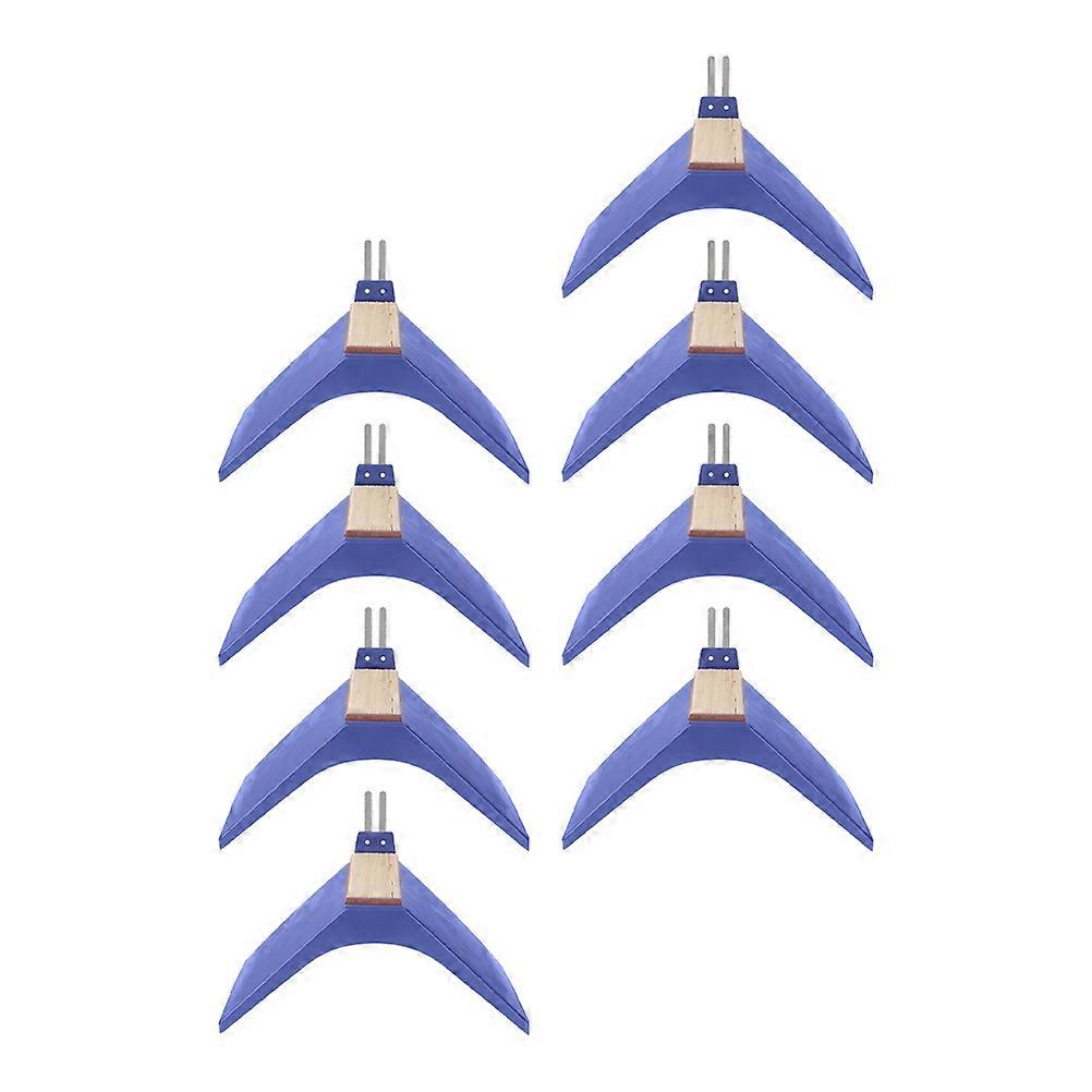 Blue Plastic Pigeon Perch Stand for Pet Use Durable and Lightweight Ideal for Dove Rest and Growth