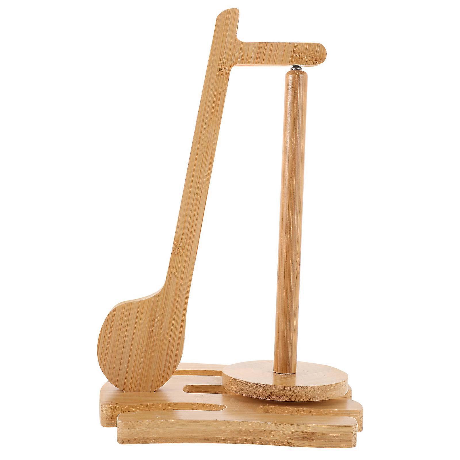 Magnetic Wooden Yarn Holder Rotating Spool Organizer Compact Sewing Thread Rack Versatile Yarn Spindle for Crocheting DIY Projects Handmade Design