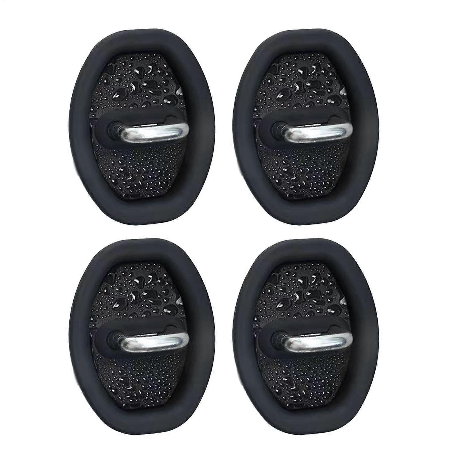 Car Door Lock Cover - Silicone Lock Protector Set, Waterproof, Shock Absorption, Thickened Design, 4 Pieces