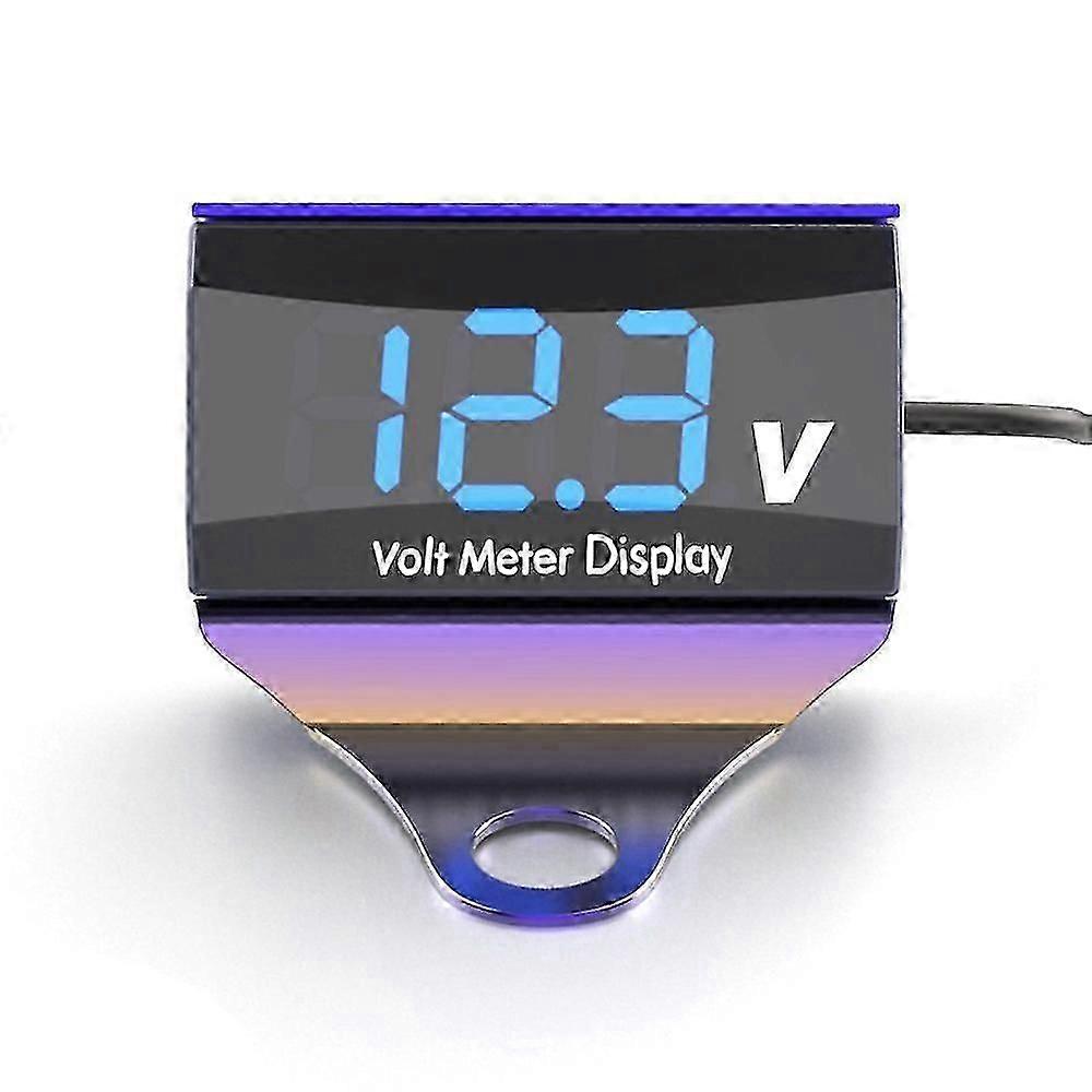 Μοτοσικλέτα DC 10-150V ψηφιακό βολτόμετρο LED επίδειξη αδιάβροχο μετρητή Moniter μπαταριών ελεγκτών τάσης