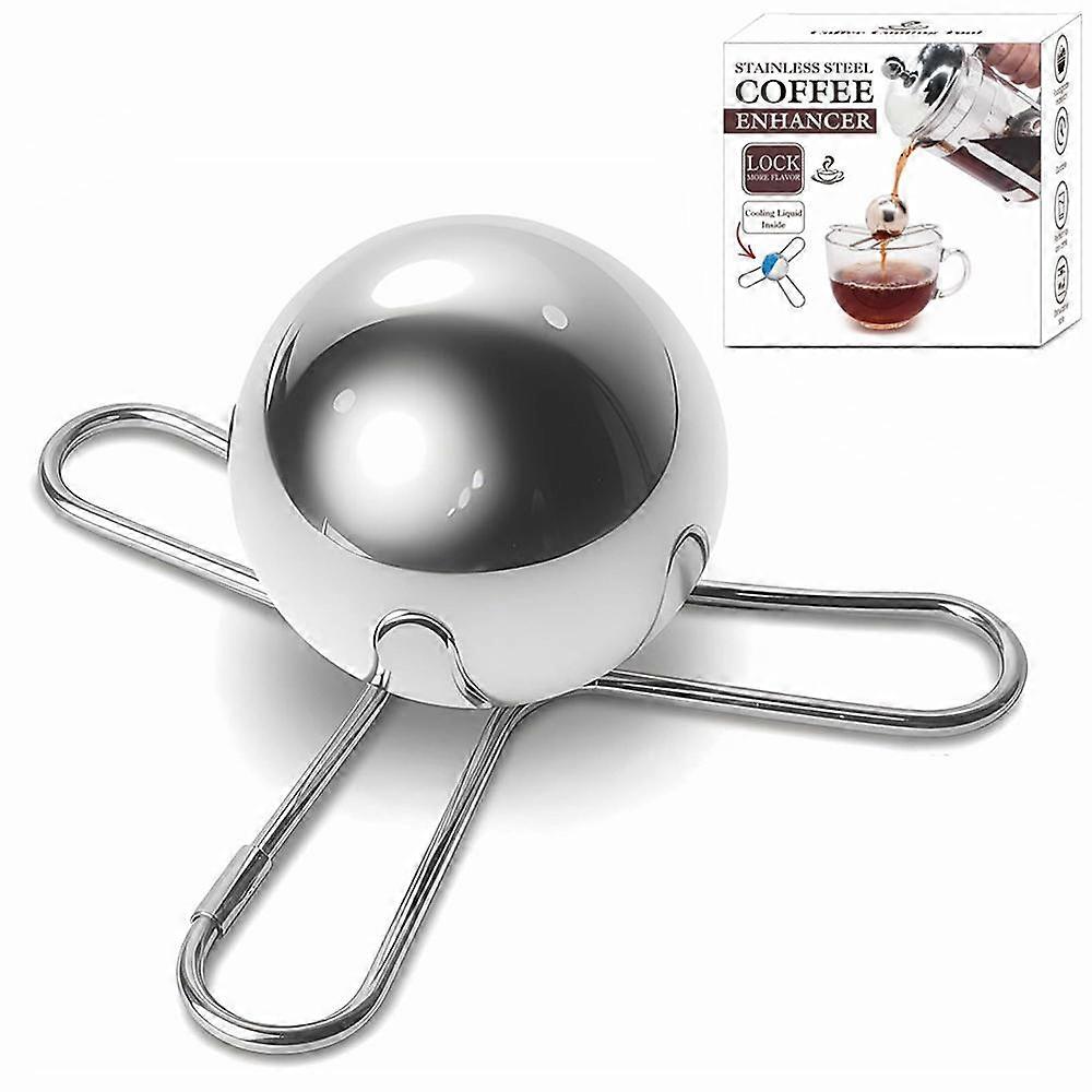 Round Shaped Coffee Beverage Cooling Tool Can Be Reused