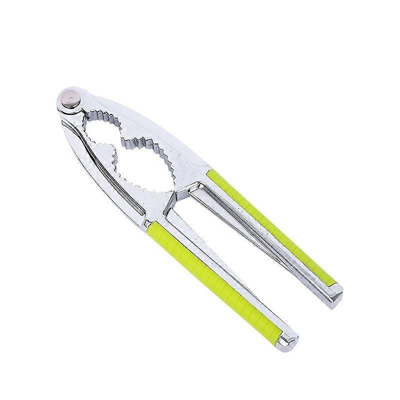 2-Pack Zinc Alloy Nutcrackers - Shell Removal Tongs (Green)