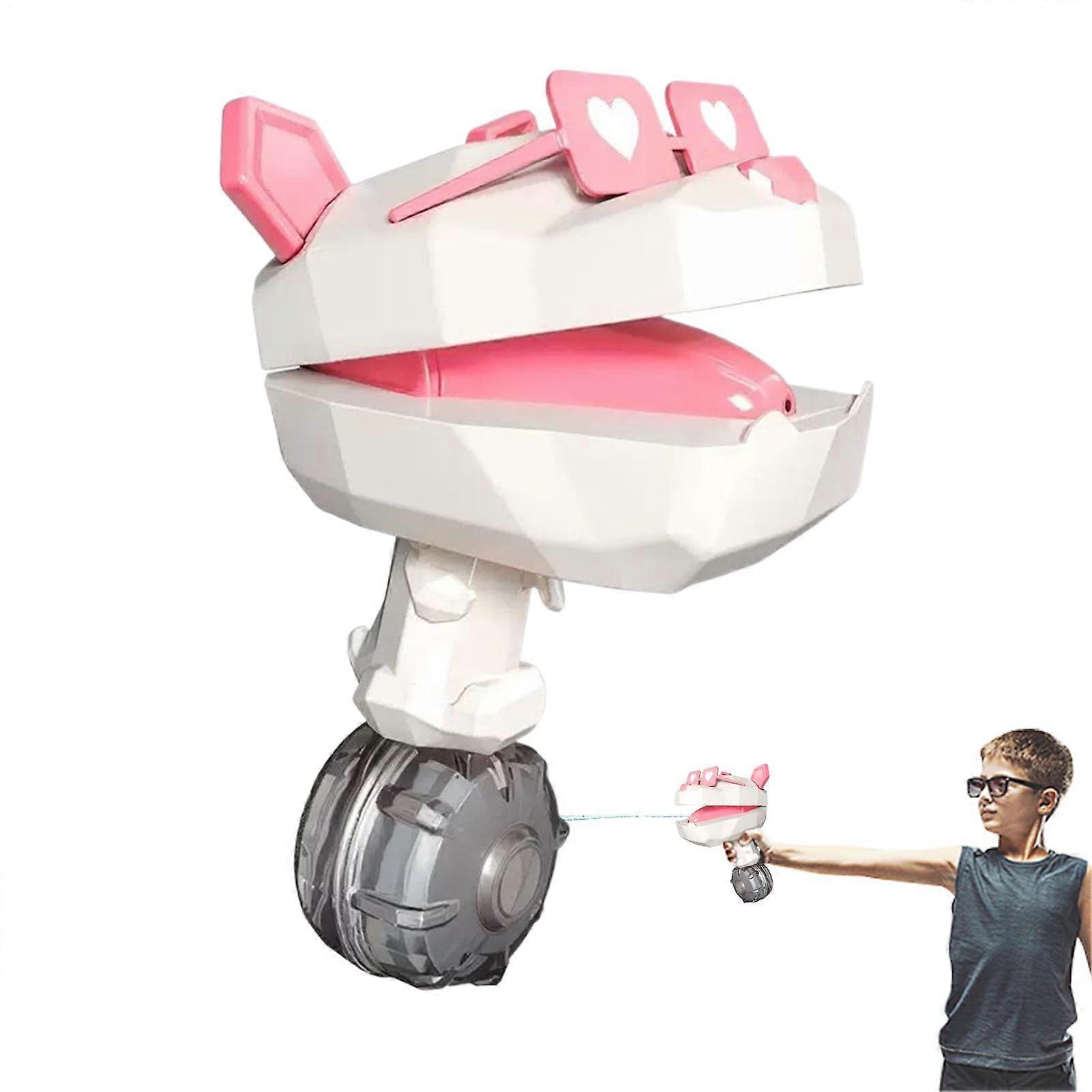 Water Spray Toy, Automatic Water Sprayer Interactive Outdoor Toy for Girls, Teens, and Adults Ages 6 and Up, Pink