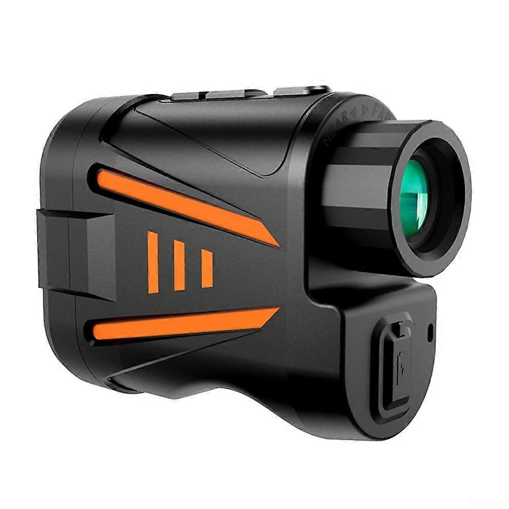 Range Finder Golf Rangefinder 6X Magnification 1800 Yards Rangefinder Slope On/Off Black 99.5 X 75 X 44 Mm