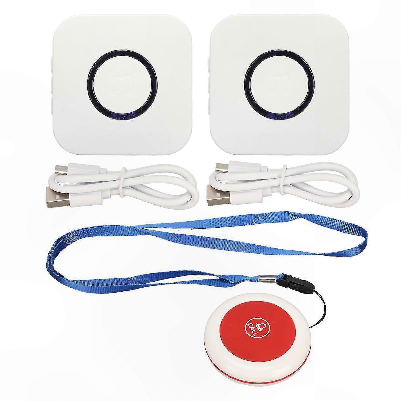 Adjustable Volume Wireless Alert Button for Nurse Call Systems with Long-Distance Transmission Capability