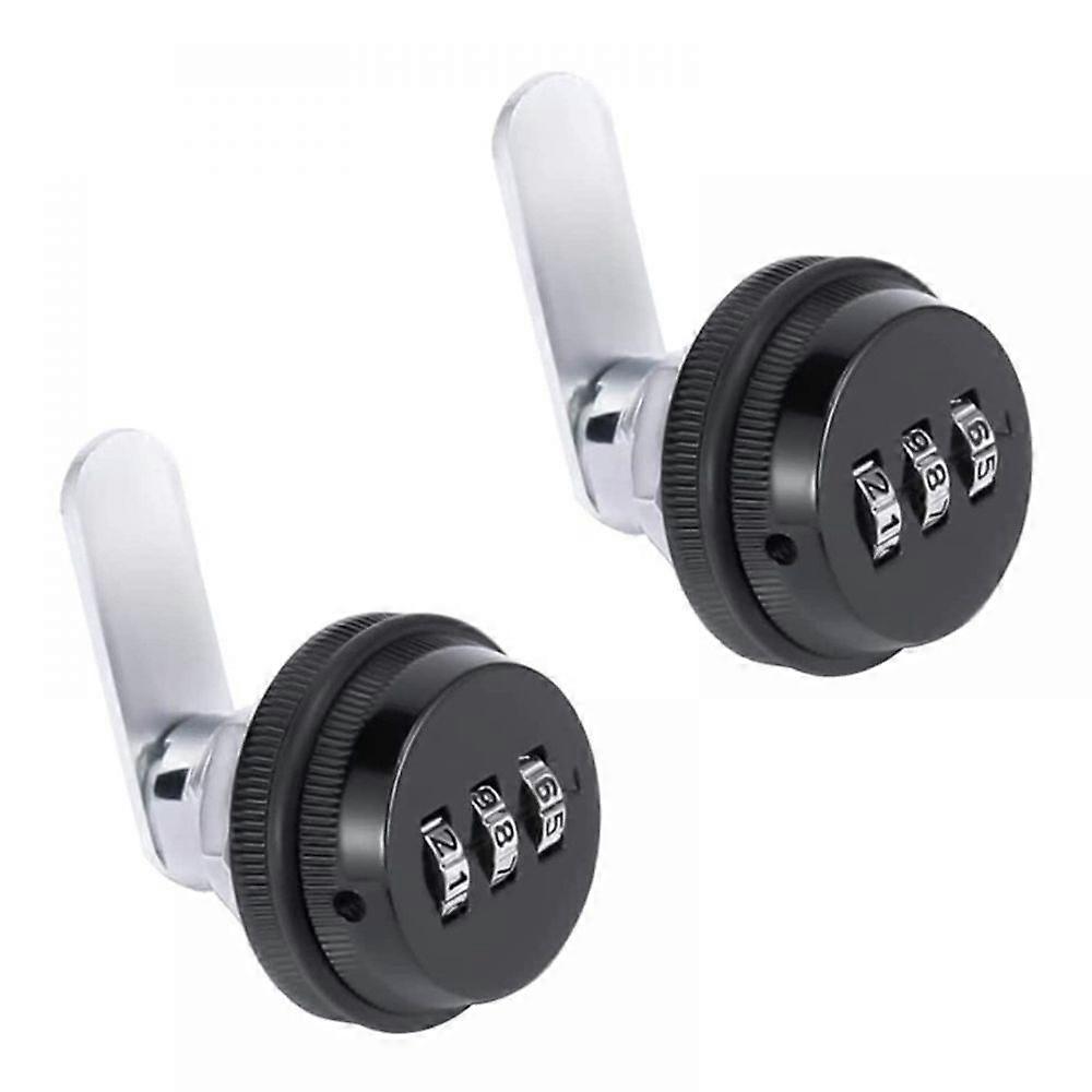 2-Piece Cam Cabinet Code Lock, Drawer Password Lock, Mechanical Cabinet Lock