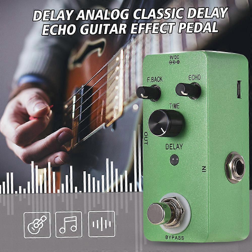 CUVAVE DELAY Analog Guitar Echo Pedal Zinc Alloy 9x4x3.5cm