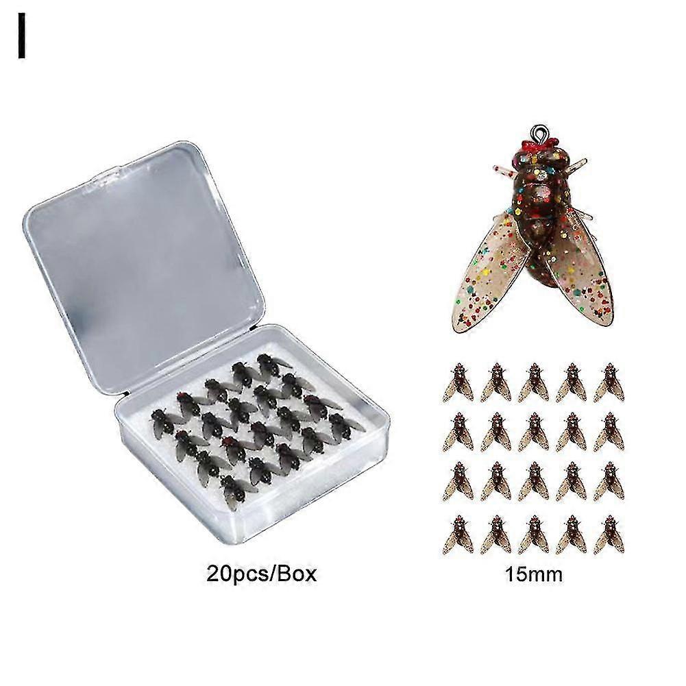 Fliegenfischerköder mit Haken - 20X Bionic für Lachs, Forelle