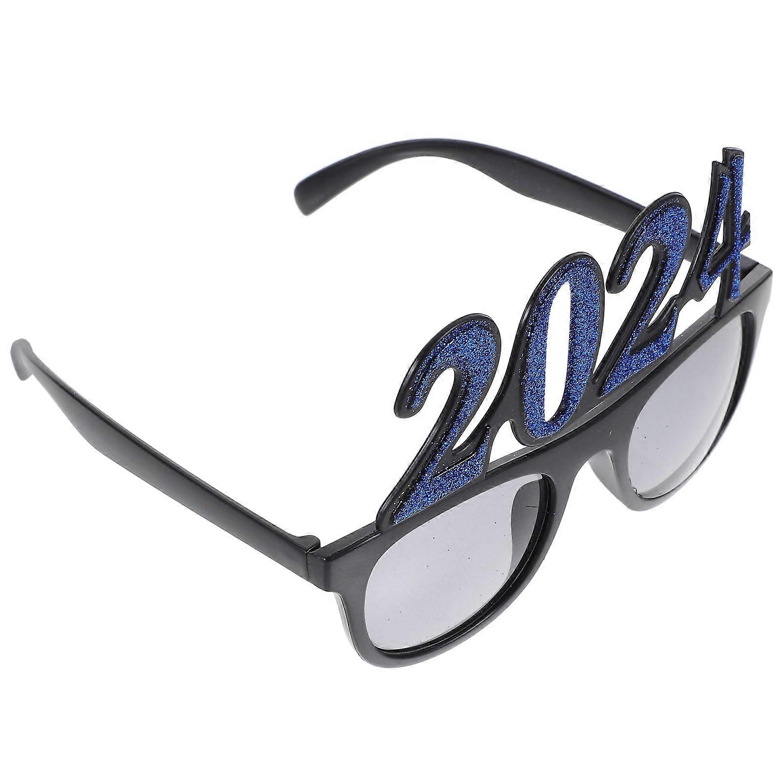 Funny Sunglasses Novelty Square Eyeglasses Party Supplies Blue Ac Lens Pc Frame for Photo Prop 1Pcs