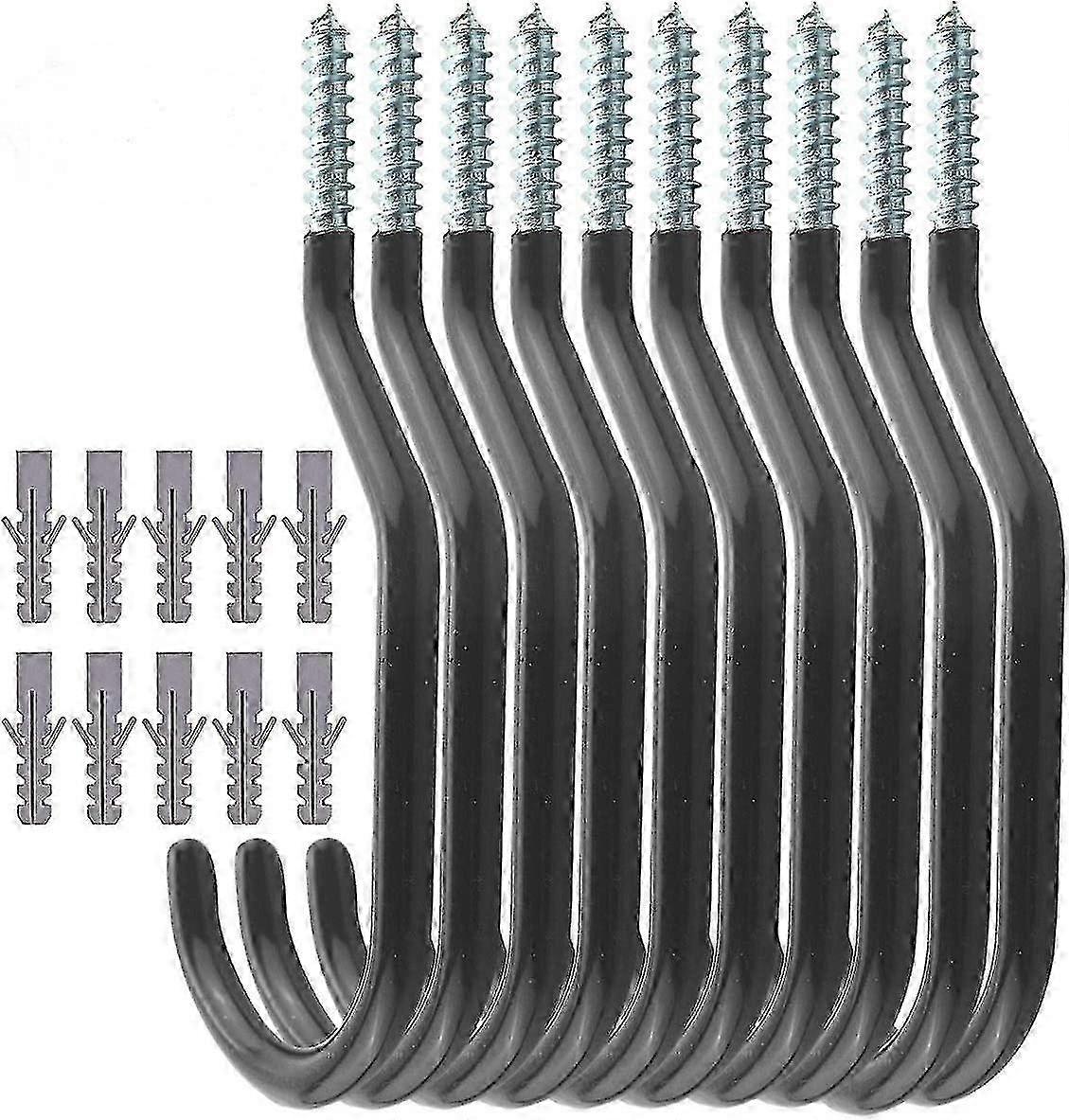 Pack Of 10 Bicycle Hooks For Wall Mount Ceiling