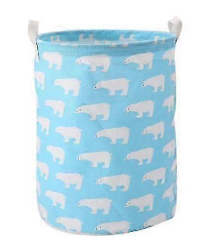 Cartoon storage box dirty clothes basket storage bucket, foldable w...