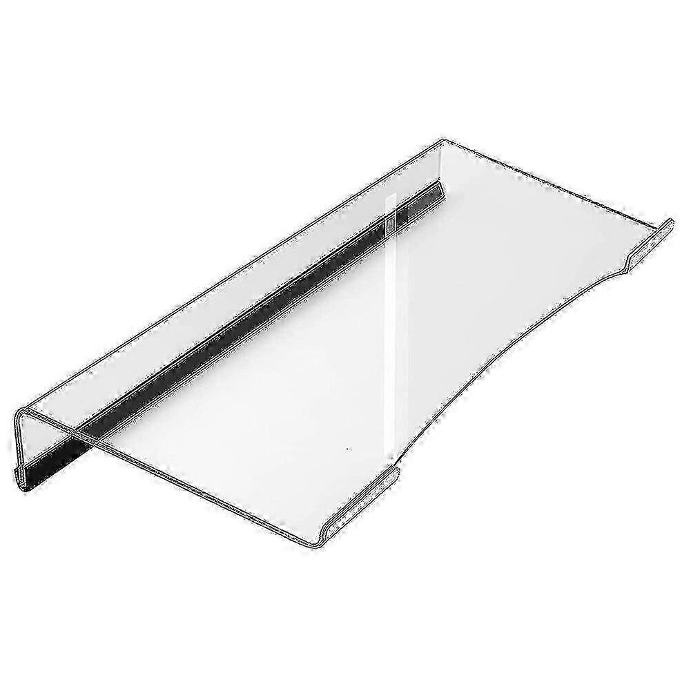 Ergonomic Clear Acrylic Keyboard Stand with Tilted Design for Comfortable Computer Use