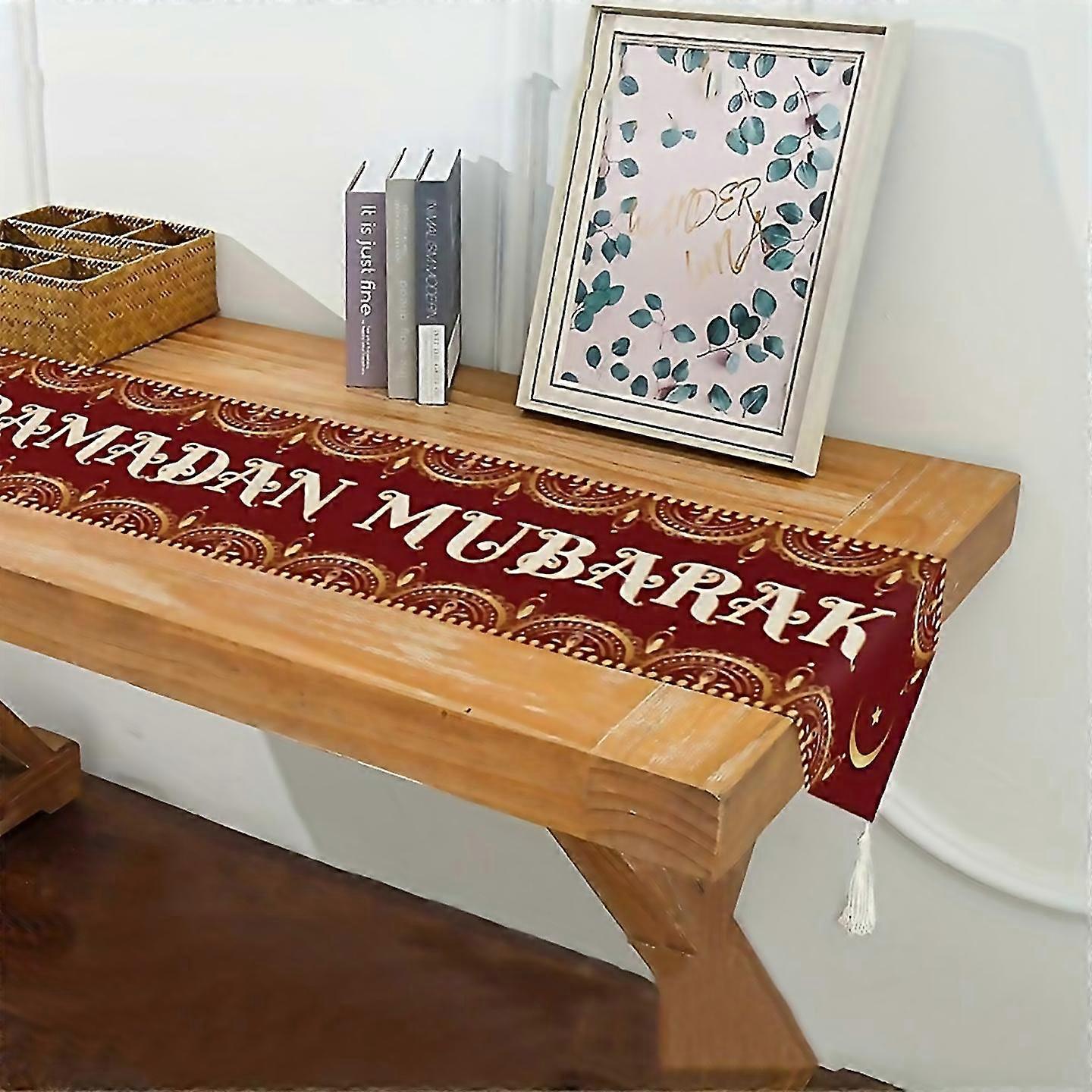 For Ramadan Moon Decoration Desktop Flag Family Diningalien Table Flagb