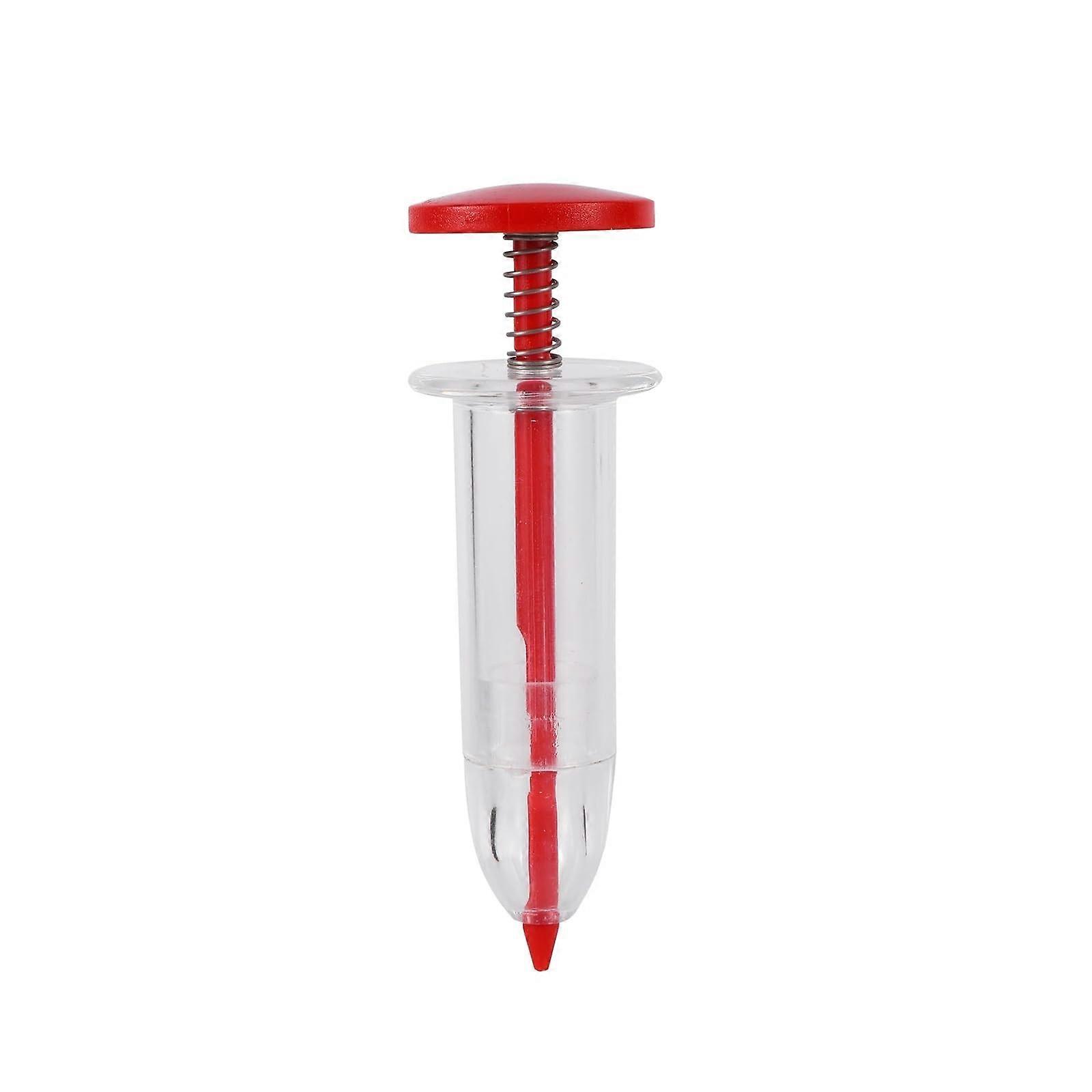 Manual Seed Seeder Mini Garden Seed Sowing Dispenser For Precision Seeding Tool 1 Pc Brown