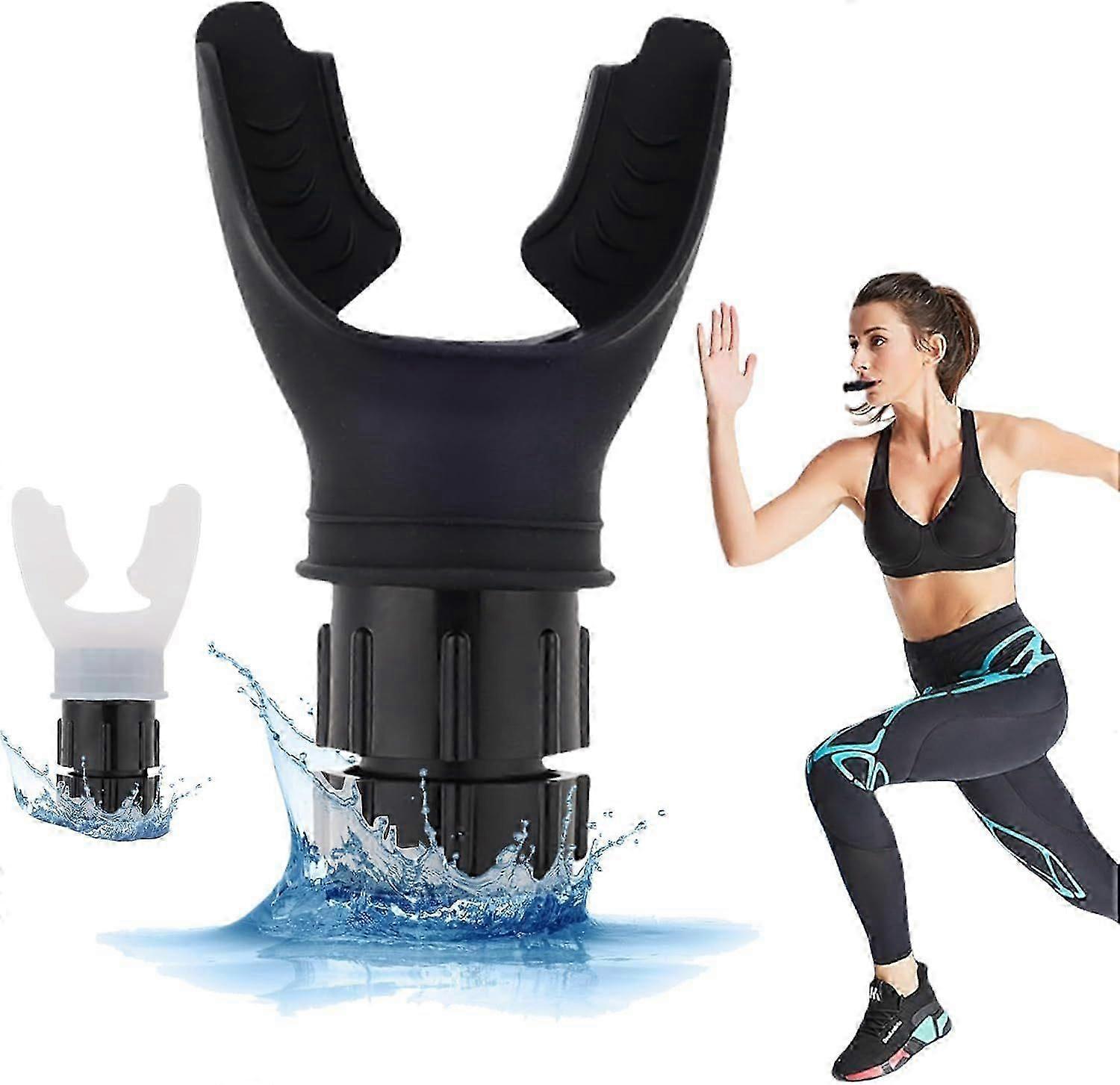 2025 New 2 Pack Breathing Trainer for Lung Exercise & Bite Muscle Strengthening