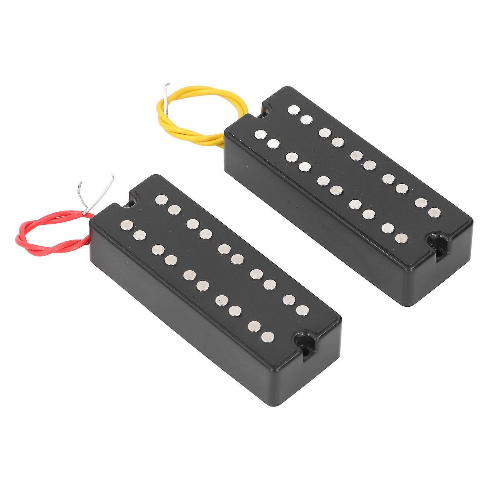 5 String Open Style Bass Guitar Humbucker Pickup Black