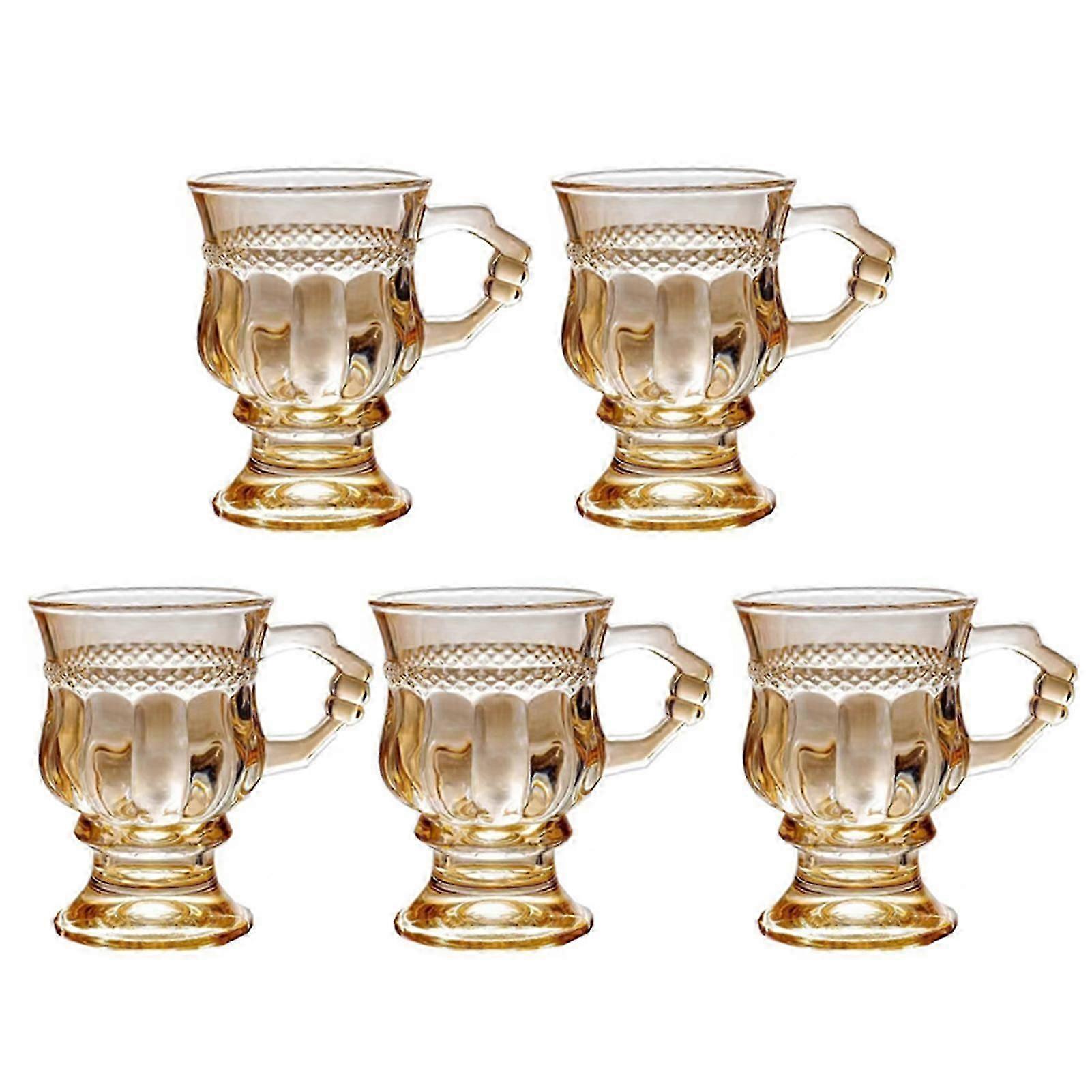 Clear Drinking Cup Heat Resisting Home Cup Drinkware for Party