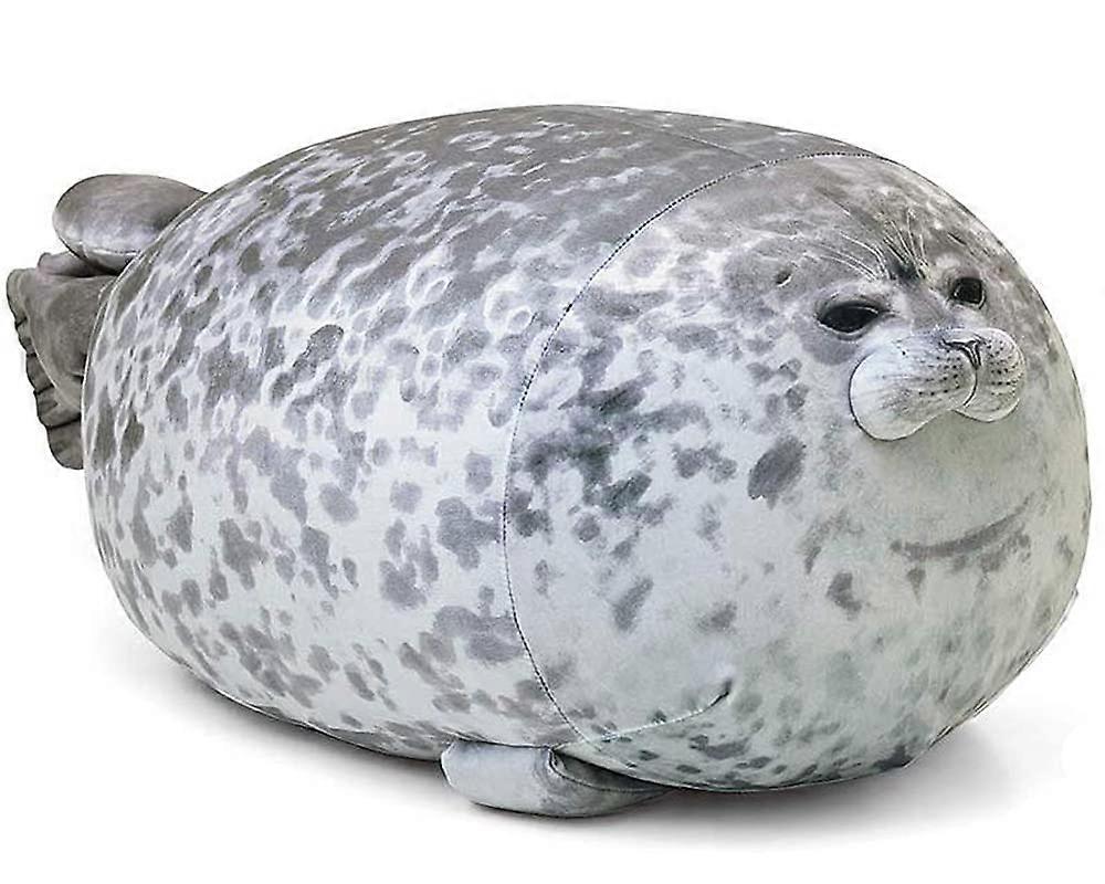 Seal Pillow Plush Toy Style A, Chubby Blob Seal, Soft Plush Stuffed Animal, 11.8in Cuddle Buddy