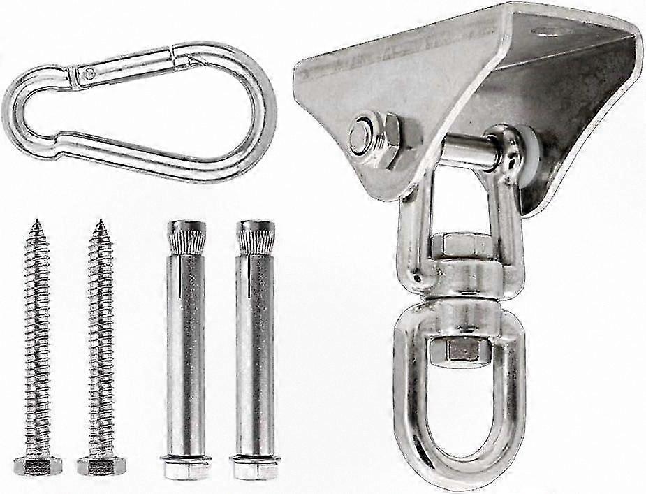 Robust Ceiling Hook with 350KG Capacity, Full 360° Swivel, Premium Steel for Secure Hanging and Swing Use