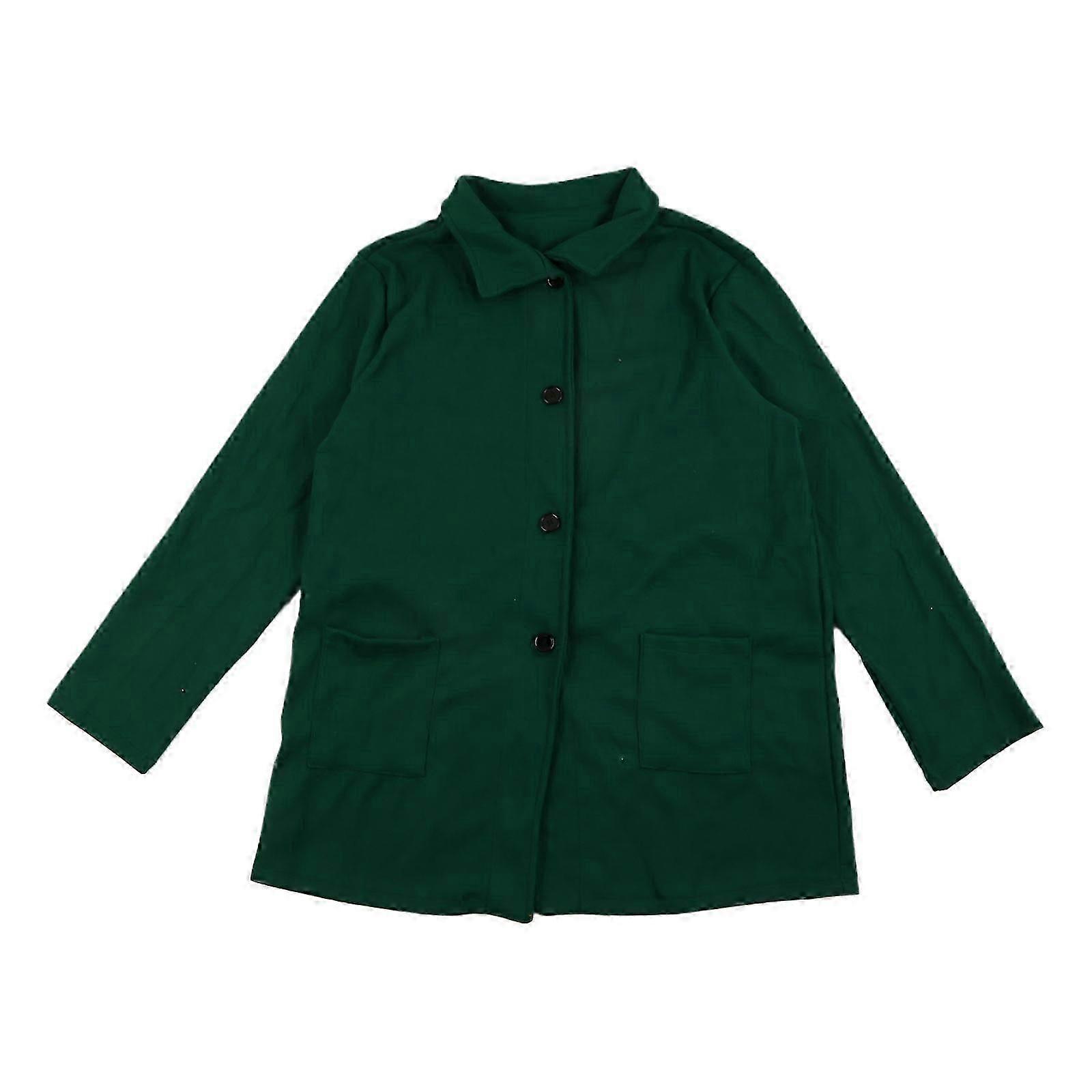 Women's Wool Blend Long Coat with Stand Collar