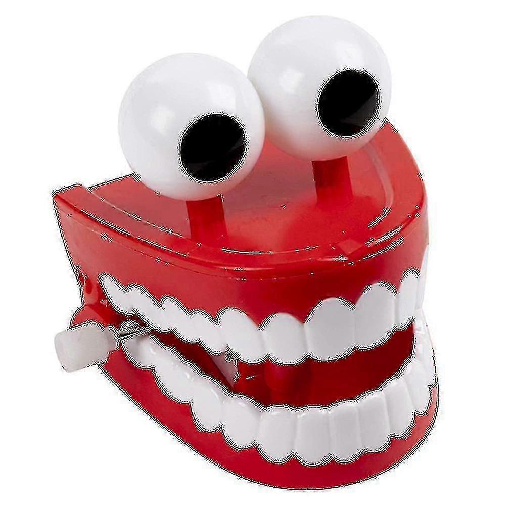Funny Big Teeth Clockwork Teeth Trick Desktop Children's Toys