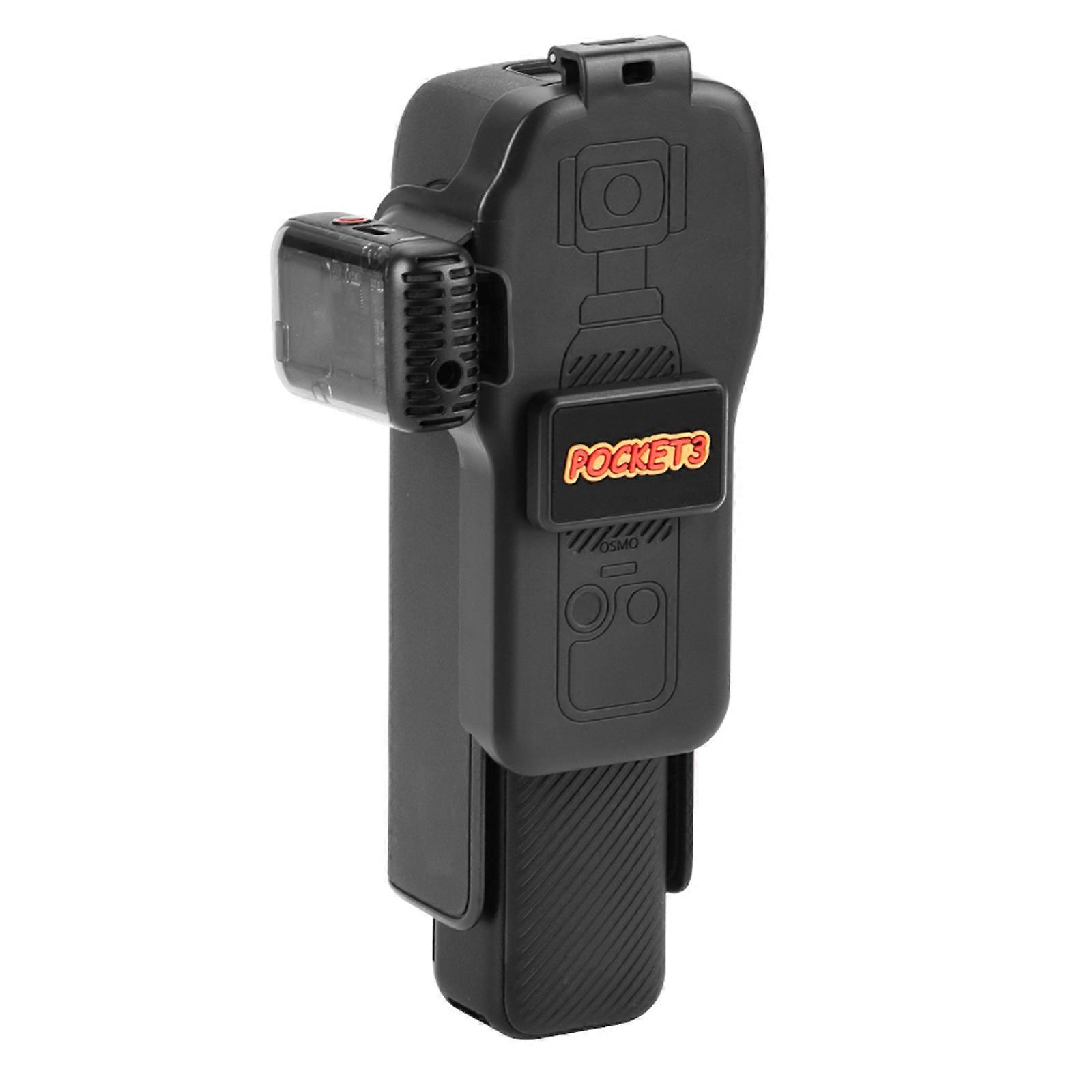 TKdaddy BRDRC For DJI Osmo Pocket 3 Protective Case Flip Open Camera Protector with Strap
