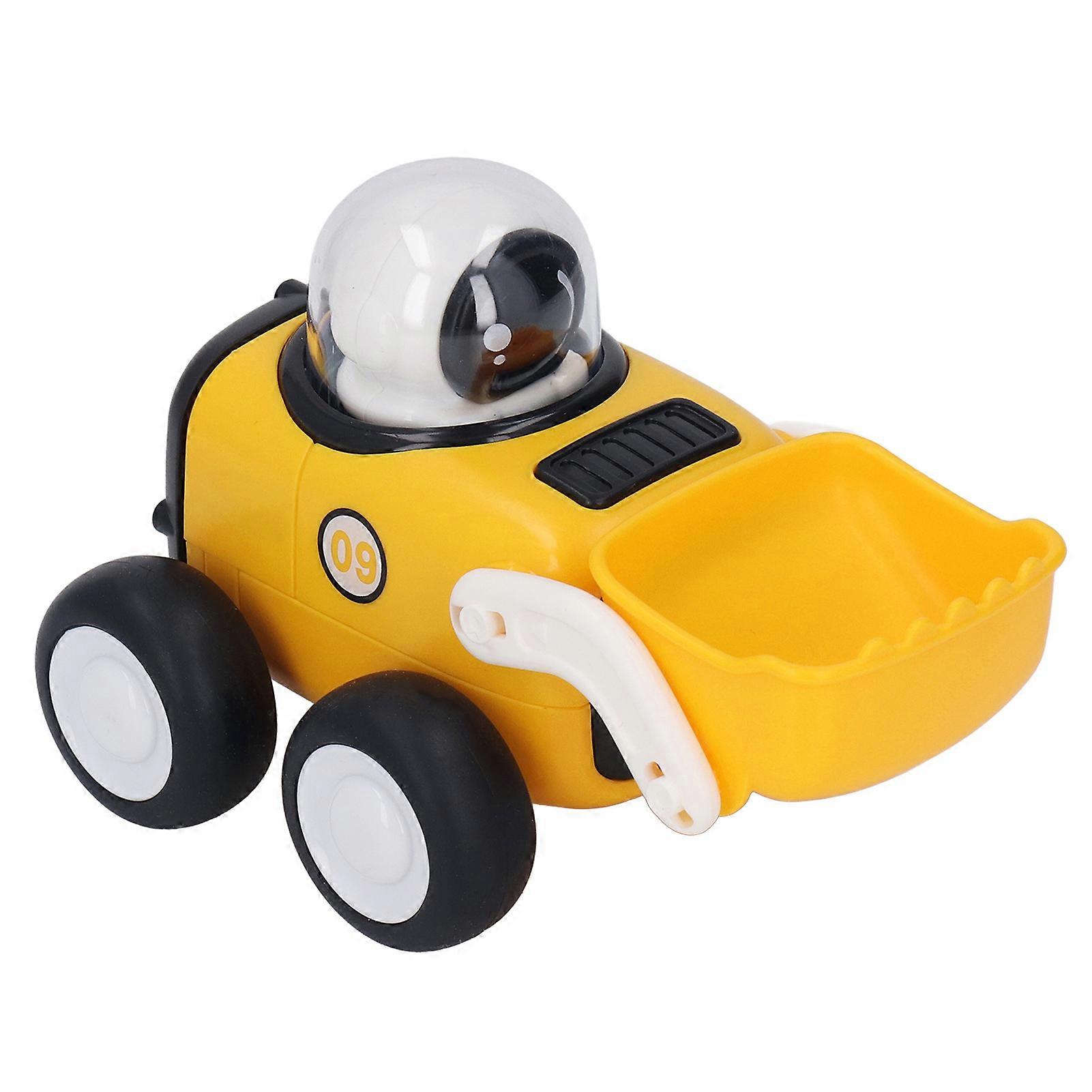 Loader Excavator Astronaut Push Pull Construction Tractor Toy for Kids