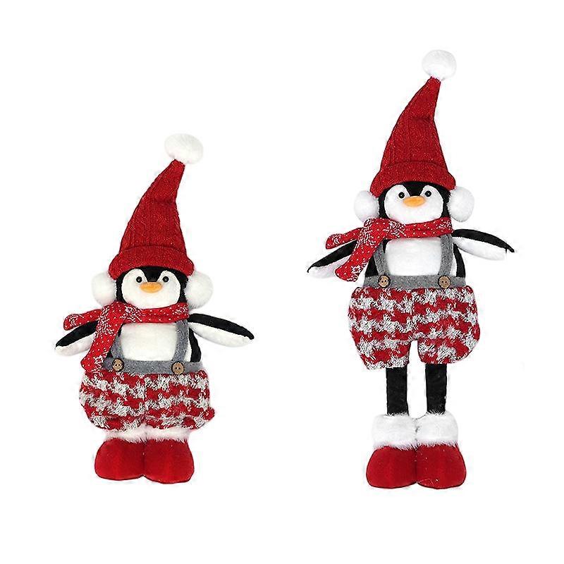 Retractable penguin plush toy, double fabric shapes, SDGZ100, store home decor