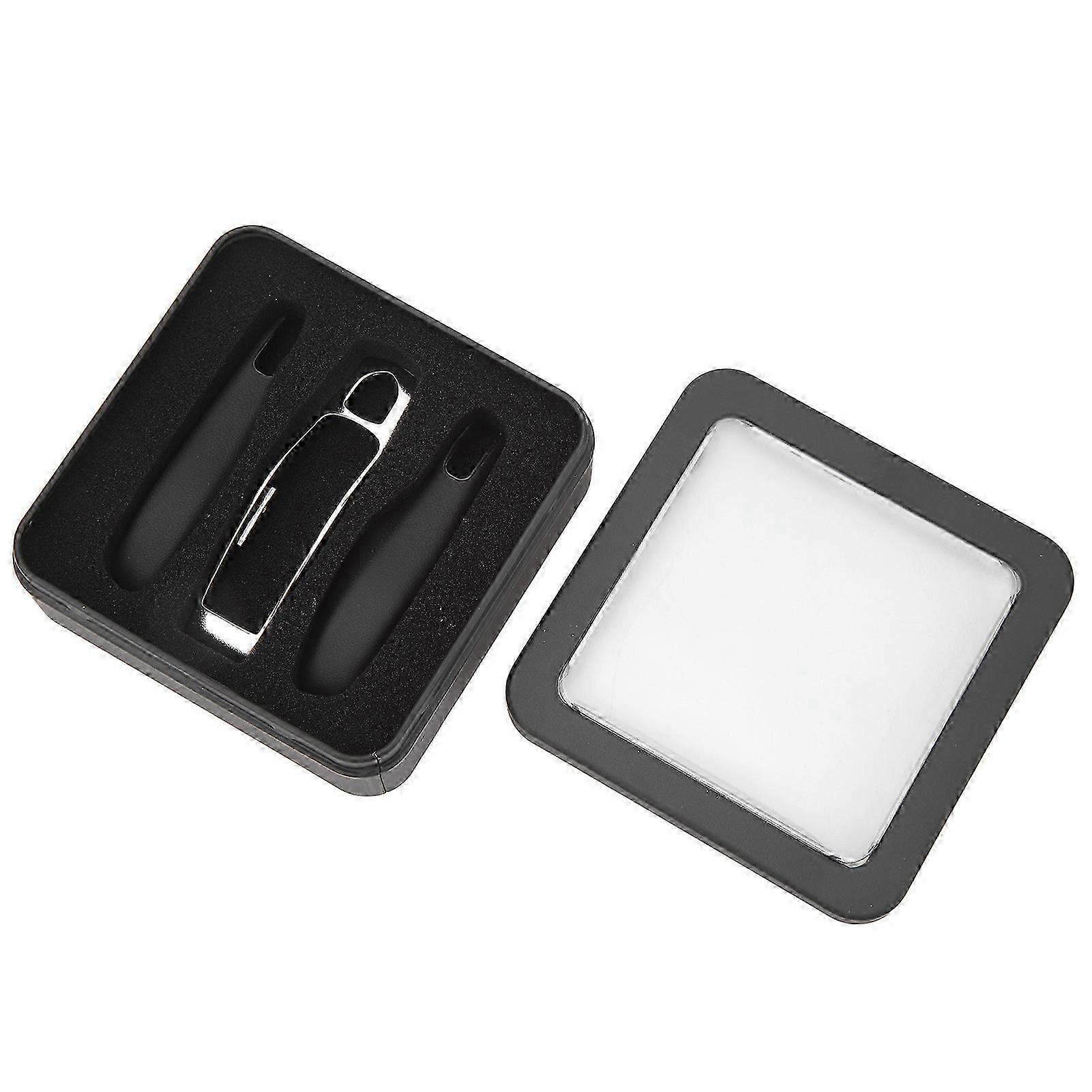 Remote Control Key Shell Black Leather Surface Dustproof Case Shell Cover Replacement Suitable for Panamera 2010 to 2016