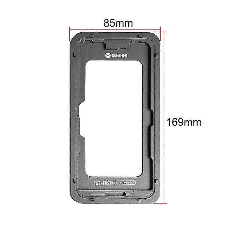 SUNSHINE SS-061 IP Series LCD Screen Positioning Mold for iPhone 6-15 Pro Max Metal OCA Laminating M